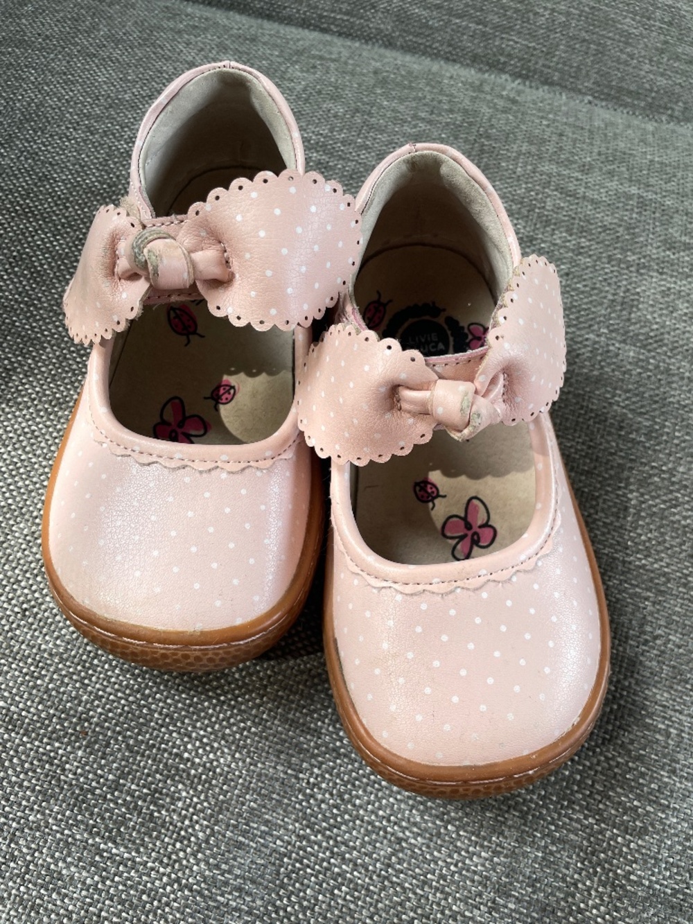 Livie & Luca leather Velcro shoes